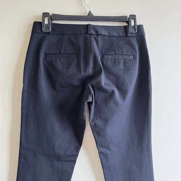 Banana Republic Sloan Skinny-Fit Ankle Pants Black Womens Size 00 Petite - Picture 8 of 11